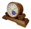 zegary drewniane -> Zegar kominkowy 22140 D